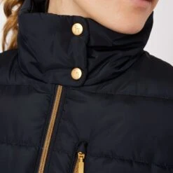 Horze Women's Kiara Padded Jacket - Dark Navy -The Equestrian Shop 698952 800 800