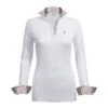 Tredstep Women's Symphony Paris Long Sleeve Competition Shirt - White Angel -The Equestrian Shop 703611 800 800