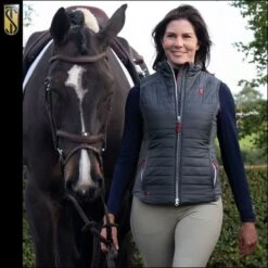 Tredstep Women's Calypso Vest - Gun Metal -The Equestrian Shop 703745 800 800
