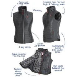 Tredstep Women's Calypso Vest - Gun Metal -The Equestrian Shop 703746 800 800