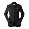 Alessandro Albanese Women's TechnoReady Competition Jacket - Black -The Equestrian Shop 708693 800 800