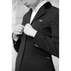 Alessandro Albanese Women's TechnoReady Competition Jacket - Black -The Equestrian Shop 708695 800 800